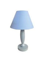 Blue Wash Bedside &table Lamp Stand With Shade 41CM