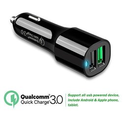 Quick Charge 3.0 Car Charger Dual USB Port For LG Phone Q8 V30 20 G6 5 LG X Venture x Power Google Nexus 5X 6P Moto Z2 MOTO Z z