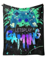 Soft Fluffy Blanket Game Console Print