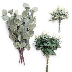 Ling's Moment Artificial Eucalyptus Greenery Spray Box Set For Wedding Bouquet And Table Centerpieces Decoration