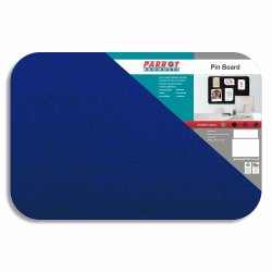 Adhesive Pin Board No Frame - 600 450MM - Blue