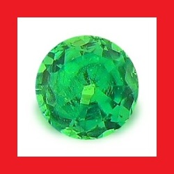 Tsavorite - Rich Emerald Green Round Cut - 0.07cts