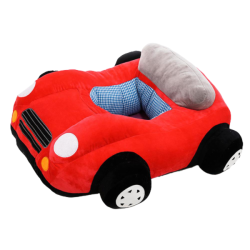 Baby Car Sofa Cushion Support Learning Seat - Red