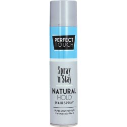 Perfect Touch Spray N Stay Hairspray Natural Hold 250ML