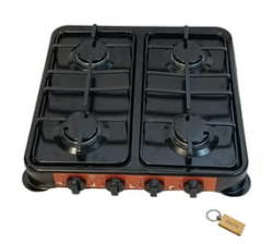 4-PLATE Gas Stove With Stainless Steel FINISH-GES-D20 SK-K2+ Keyring