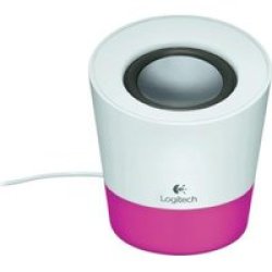 Logitech Z50 Speaker in White & Pink