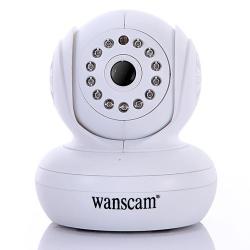 Wanscam Wireless Wifi Ip Camera 13 Ir Led Night Vision Dual Audio Webcam White
