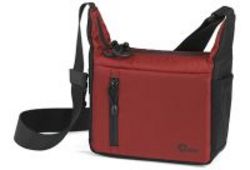 Lowepro Streamline 100 Shoulder Bag Red And Black