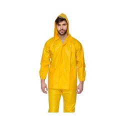 Yellow Rubberized Rain Suit Large