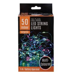 String Lights - Indoor - Multi-coloured - 5 M - 50 LED - 5 Pack