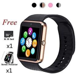 Beaulyn Smart Watch Bluetooth Touch Screen Watch Phone For Android Iphone Pedometer Smartwatch Sport Wrist Watch Compatible Samsung Ios Men Women Kids ...