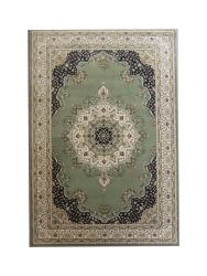 Bk Carpets & Rugs - Persian Inspired Rug 1 6M X 2 3M - Olive Green & Beige