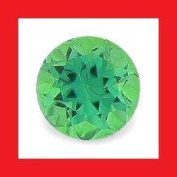 Tsavorite Natural Africa - Mint Green Round Diamond Cut - 0.110CTS