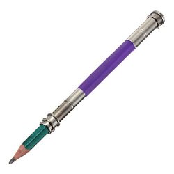 ULTNICE Adjustable Metal Pencil Extender Holder Silver