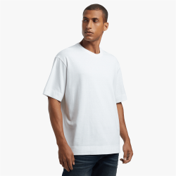 Men&apos S -dnm White Boxy Fit Heavy Jersey T-Shirt