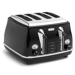 DeLonghi Icona Vintage 4 Slice Toaster Black Prices Shop Deals Online PriceCheck