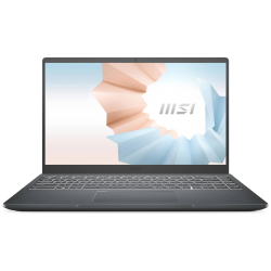 MSI Modern 14 14-INCH Fhd Laptop - Intel Core I3-1215U 256GB SSD 8GB RAM Windows 11 Pro Modern 14 C12M-091ZA