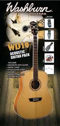Washburn Wd10 Acoustic Guitar Pack