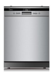 Midea 14 Place Deluxe Dishwasher - Stainless Steel