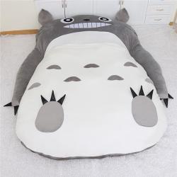 Eprolo 1.5X2.0M My Neighbor Totoro Tatami Sleeping Double Bed Beanbag Sofa For Audlt Warm Cartoon Totoro Tatami Sleeping Bag Mattress