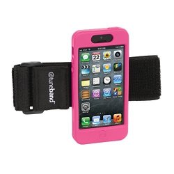 Tuneband For Iphone 5 Premium Sports Armband With Two Straps And Two Screen Protectors Pink