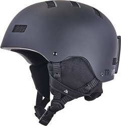 Traverse Sports Dirus Convertible Ski & Snowboard bike & Helmet Matte Obsidian Medium 55-59CM