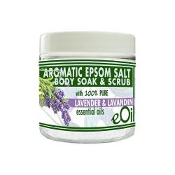 Epsom Bath Salts Lavender Lavandin Aromatic Body Soak & Scrub 200 Ml