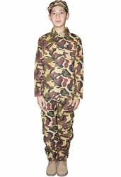 Ma Online Childrens Book Week Party Wear Costume Kids Fancy Dress Camouflage Uniform Outfit 4-6 Years