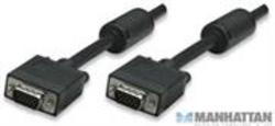 Manhattan 10m HD15M to HD15M SVGA Monitor Cable in Black