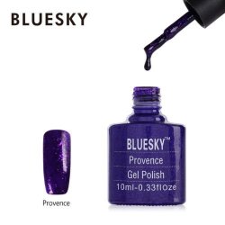 Christmas Bluesky Salon Nail Polish Uv Gel Glaze Provence Royal Purple Metallic