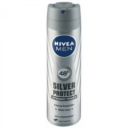 Nivea Mens Anti-perspirant Spray Silver Protect 150ml