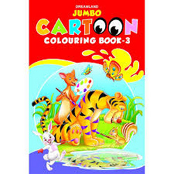 Jumbo Cartoon Colouring Book - 3