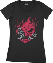 CD Projekt Red Cyberpunk 2077 Samurai Logo Womens T-Shirt - Black - XS