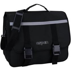 5 Div Briefcase Backpack Black