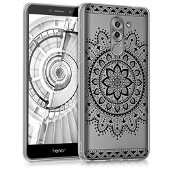 Kwmobile Crystal Case Cover For Huawei Honor 6X GR5 2017 Mate 9 Lite Tpu Silicone Imd Design Protective Case - Soft Mobile Cover Design Aztec Flower
