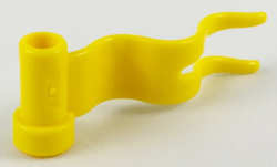 Parts Flag 4 X 1 Wave Left 4495A - Yellow