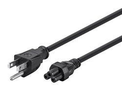 Monoprice 3FT 18AWG Grounded Ac Power Cord 10A Nema 5-15P To IEC-320-C5