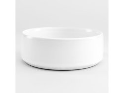 Flat Stackable Nibble Bowls Set Of 4 White