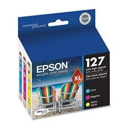 Epson Durabrite T127 Ultra 127 Extra High-capacity Inkjet Cartridge 3 Color Multipack