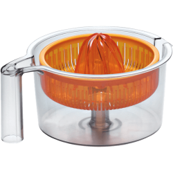 Bosch Citrus Press In Transparent With Orange Cone