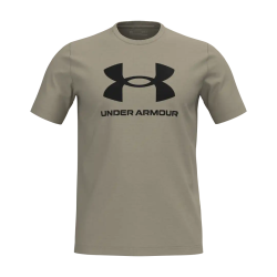 Under Armour Men's Sportstyle Logo Short Sleeve Beige - L