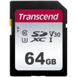 Transcend 300S Flash Memory Card 64GB Sdxc Uhs-i TS64GSDC300S