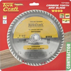 Craft Blade Contractor 190 X 60T 30 1 20 16 Circular Saw Tct