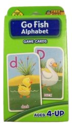 School Zone Educational Flash Cards Go Fish Alphabet Uppercase And Lowercase Letters
