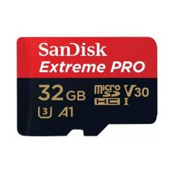 SanDisk Extreme Pro Microsdhc 32GB C10 A1 Uhs-i U3 V30 Card SDSQXCG-032G-GN6MA