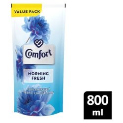 Comfort Morning Fresh Concentrated Laundry Fabric Softener Refill 800ML