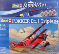 Fokker Dr. I Triplane 1 48 Scale - Plastic Model Set Rev64682