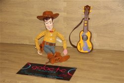 Disney Rare 1999 Pixar Toy Story 2 Strummin Woody 17 Doll Figure With Guitar Galactic Traders
