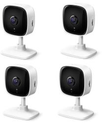 C100 Home Security Wi-fi Camera And Alarm - 4 Pack