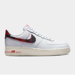Nike Men's Air Force 1 White red Sneaker